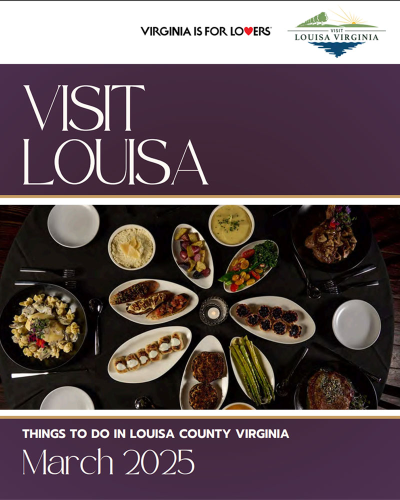 Louisa County - March 2025 - Monthly Tourism Guide with Events