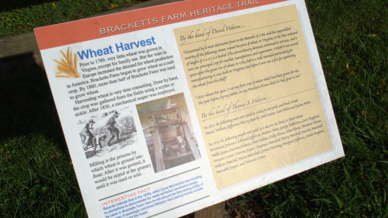 Bracketts Farm Interpretive Signage