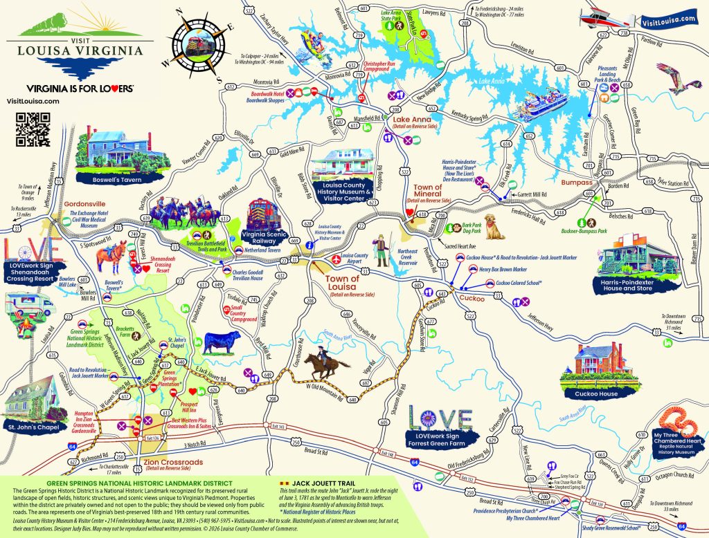 Louisa County Map