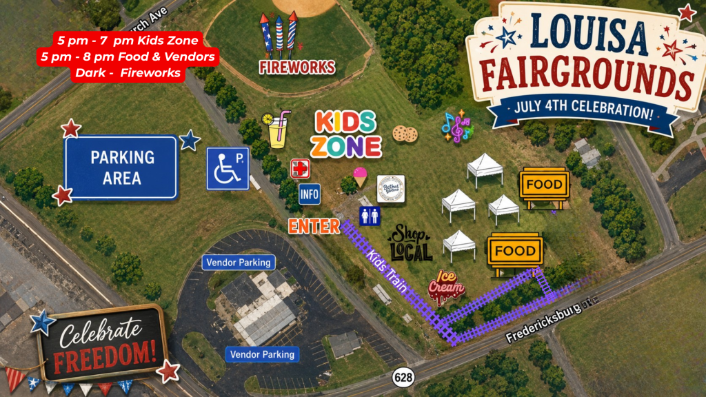 Fairgrounds Map 4th of July