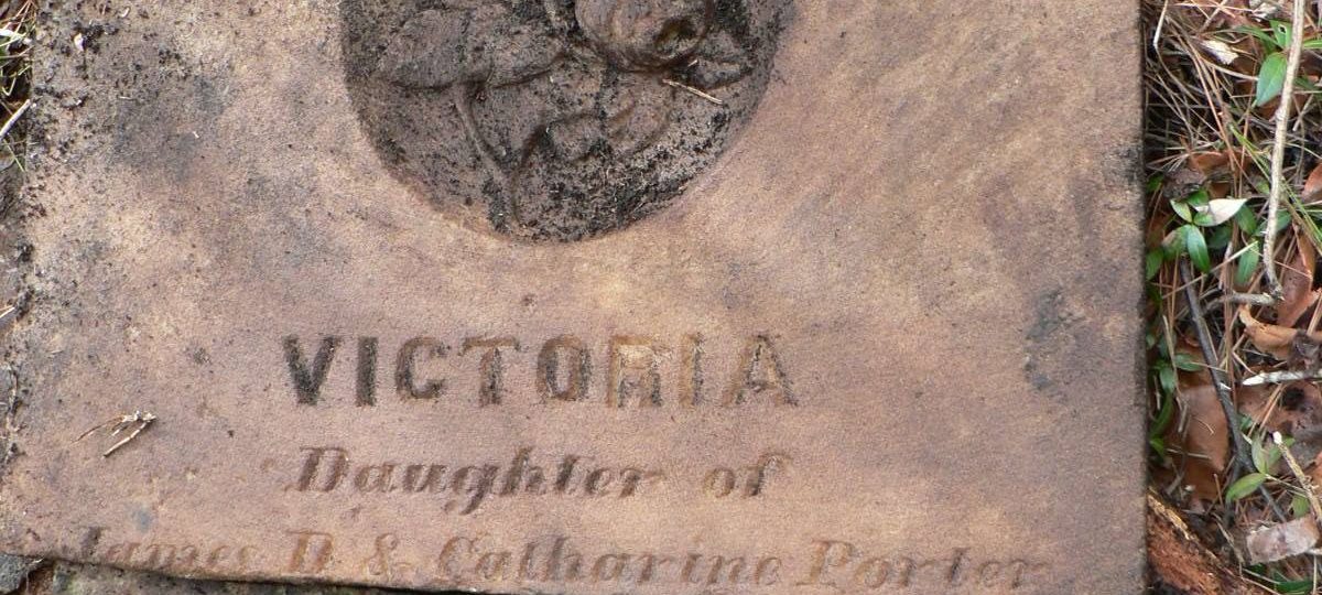 Victoria's headstone